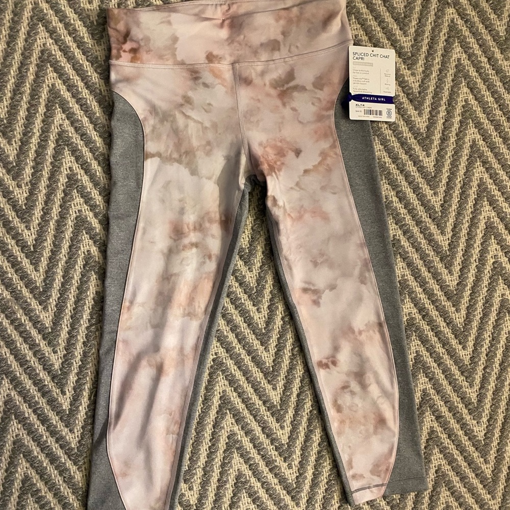 Athleta girl Spliced Chit Chat legging size XL14